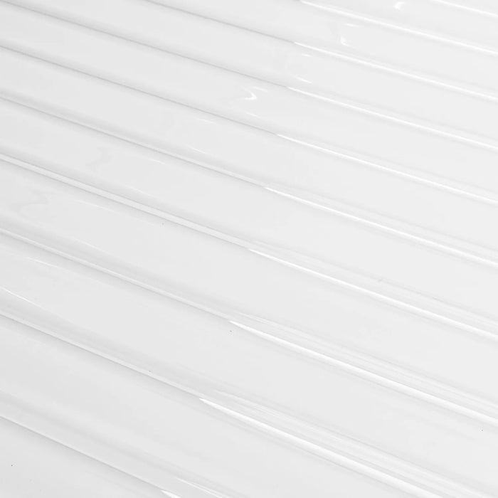 Policarbonato Ondulado 0,7 mm  0,81X2 mt Transparente