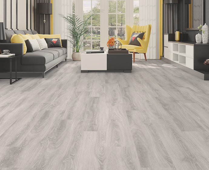 Piso Vinílico SPC Rustico Gris 5,5 mm Caja 3,07 m2