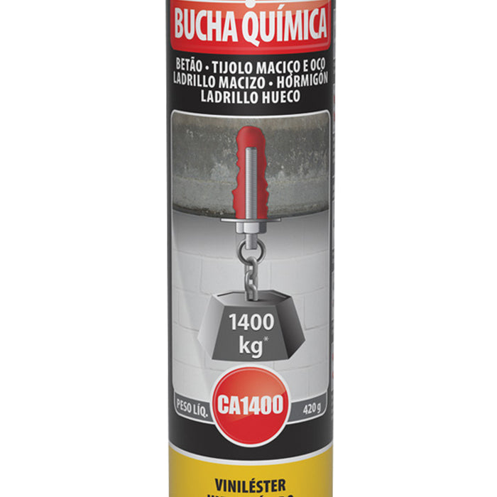 Adhesivo Anclaje Químico Profesional CA1400 280 ml Soudal