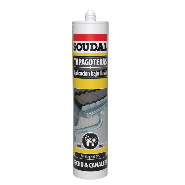 Sellador Tapagoteras Butílico Gris 300 ml Soudal