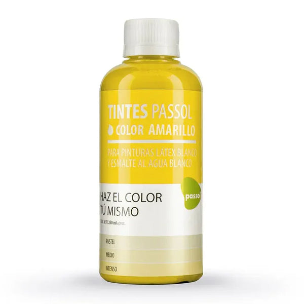 Tinte Concentrado para Pintura Variedad de Colores 250 ml Passol