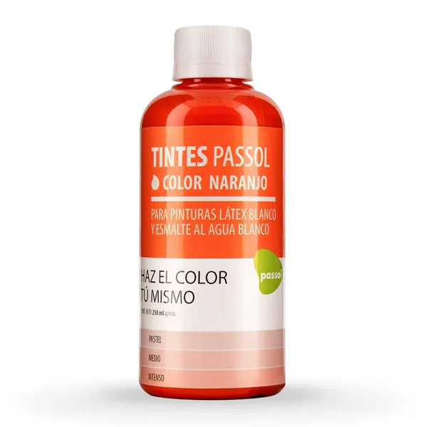 Tinte Concentrado para Pintura Variedad de Colores 250 ml Passol