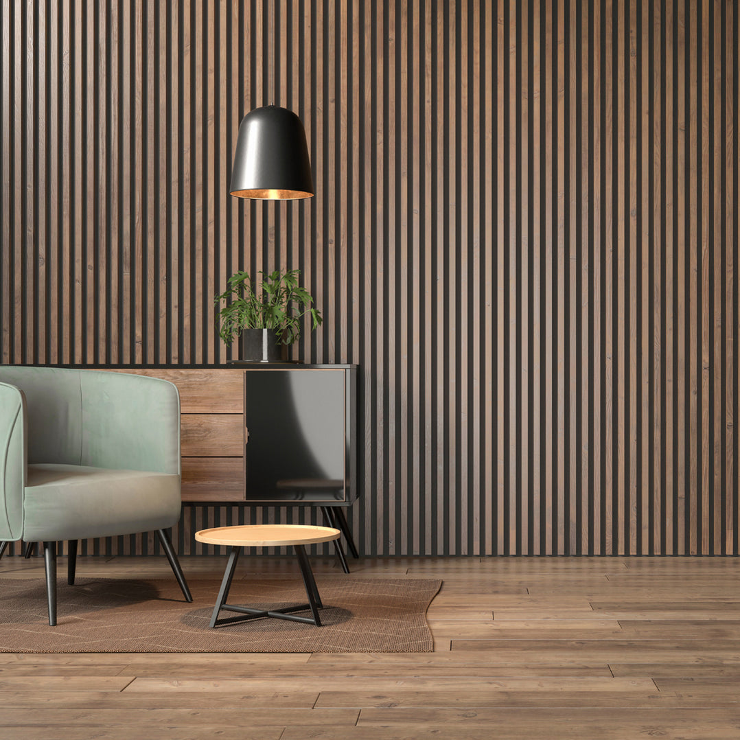 Wall Panel MDF Perfil Ranurado Bambú Rústico 15x120x2440 mm — BPMAC